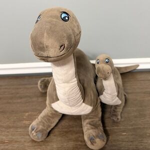 IKEA Jattelelik Brontosaurus Dinosaur Plush Set of 2